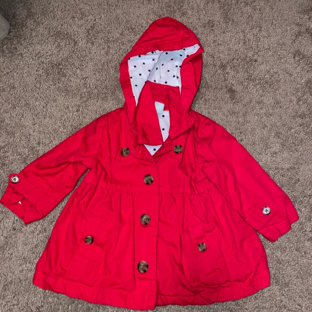 Red toddler jacket